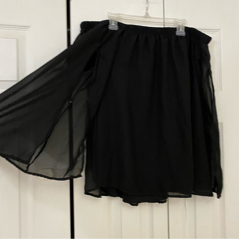 Off the shoulder black top